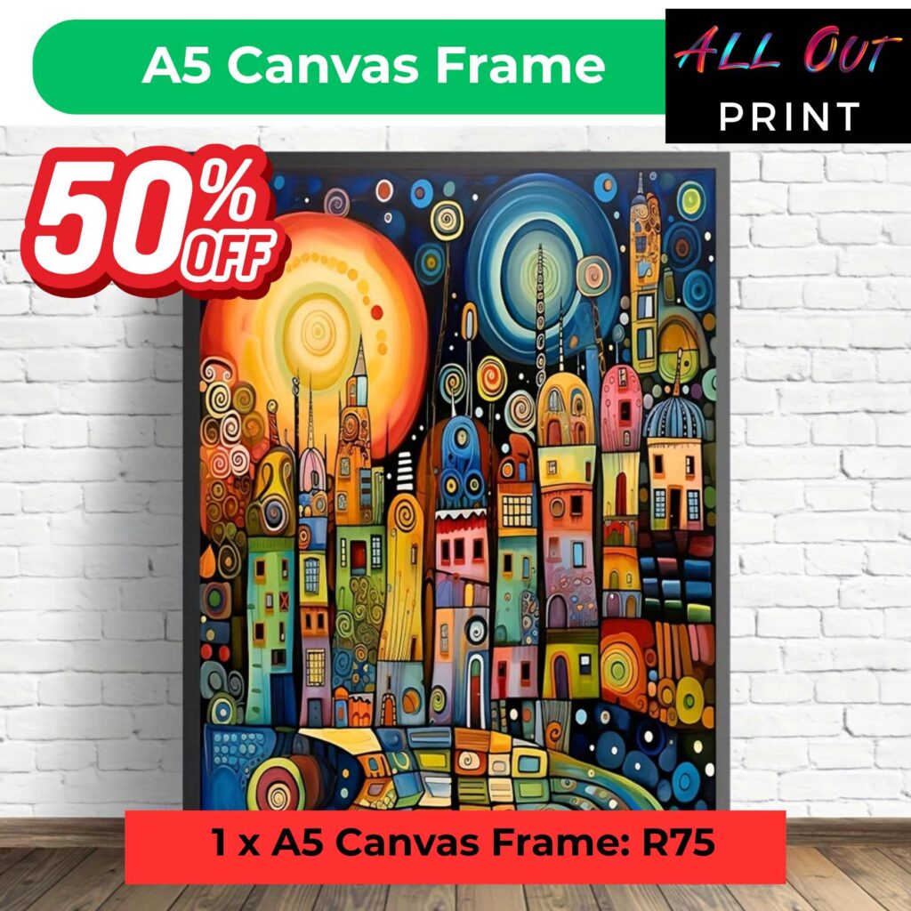 A5 Canvas Frame