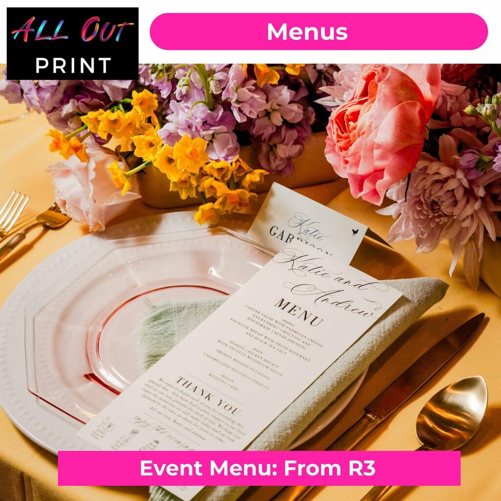Event Menu